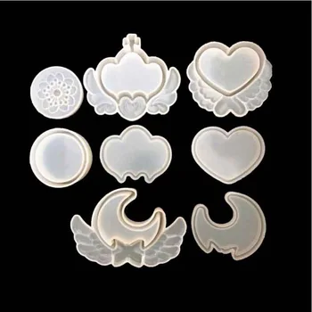 

Aibeads DIY Resin Mold Handmade Coaster Silicone Molds Jewelry Making Hand Made Tool Set Epoxy UV Resin Molds Christmas mold
