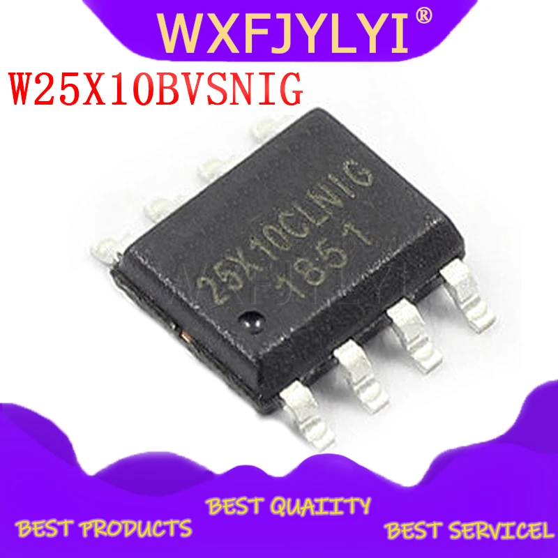 5 шт./лот W25X10BVSNIG 25X10BVNIG SOP-8 | Электронные компоненты и принадлежности
