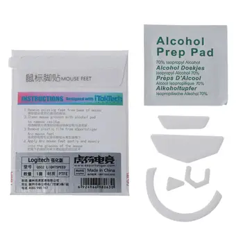 

1 set/pack Enhanced Tiger Gaming Mouse Skates Feet For logitech G502 HERO LIGHTSPEED Glides Curve Edge Enhanced Version