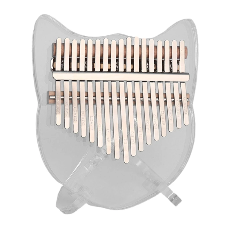 

17-key crystal transparent thumb piano, an easy-to-learn portable musical instrument gift, suitable for children and beginners