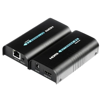 

HDMI Extender over CAT5E/6 Rj45 LAN Network Support 1080P 120M Extension HDMI Splitter Transmitter Receiver Us Plug