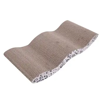 

Cool Wave-style Harden Corrugated Paper Pet Cat Toy Cat Claw-grinding Plate