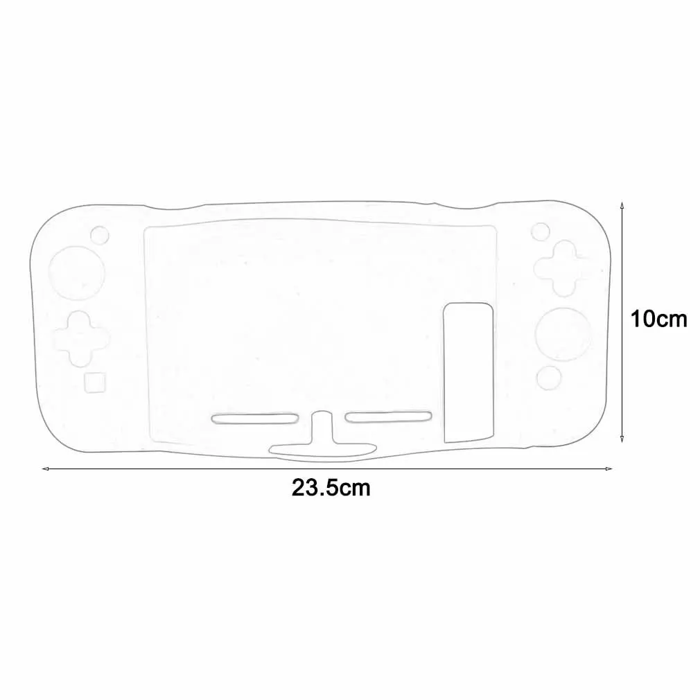 Силиконовый защитный чехол-накладка для Zend Gamepad, черный, белый, с ручкой, чехол-ручка для контроллера, аксессуары для игр NX