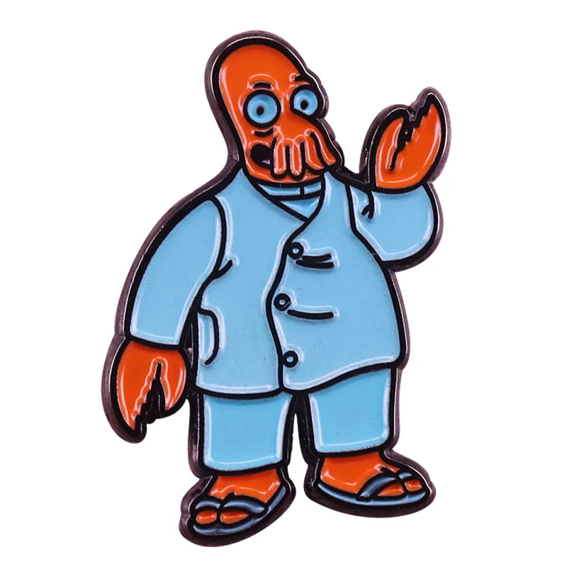 Alien Zoidberg Spilla Popolare Anime Fans Flair Addizione