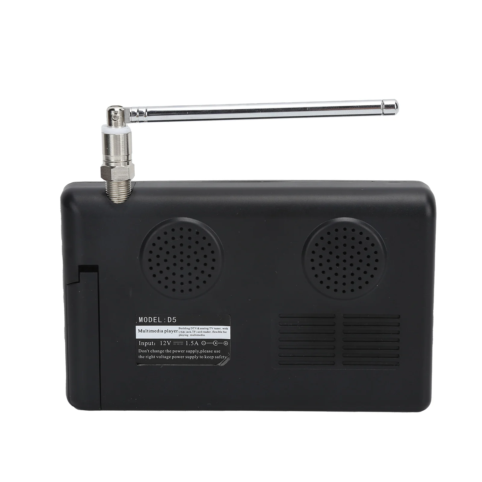 LEADSTAR D5 DT2 Portable TV 5 Inch Pocket Digital TV Portable FM ATV Bracket High-Resolution Mini EU 110-220V portable tv