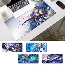 

Cartoon Honkai impact 3 Bronya Zaychik Mouse Pad Gaming MousePad Large Mouse Mat Desktop Mat Computer Mouse pad For Overwatch