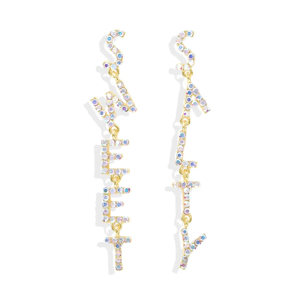 Miwens, блестящие серьги-капли с кристаллами и медом для женщин, Висячие массивные серьги с подвеской в виде черепа, ювелирные изделия в виде сердца - Metal Color: 7