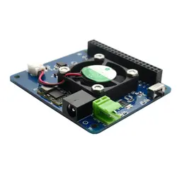 HLZS-для Raspberry Pi 3 Model B + (Plus)/3B программируемый Умный вентилятор с контролем температуры + блок питания