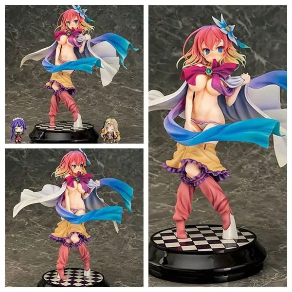 Anime Sexy Girls Figure No Game No Life Steve D Nopant Sutefani Dora PVC Action Figure Collection Model Kids Toy