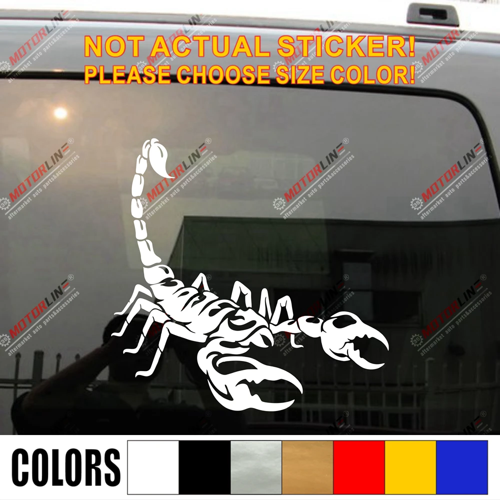 

Scorpion Decal Sticker Car Vinyl pick size color die cut no background