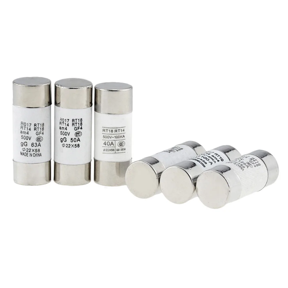 mm CYLINDRICAL CERAMIC 22 x 58 Details about   LEGRAND FUSE 6A 500V Am 