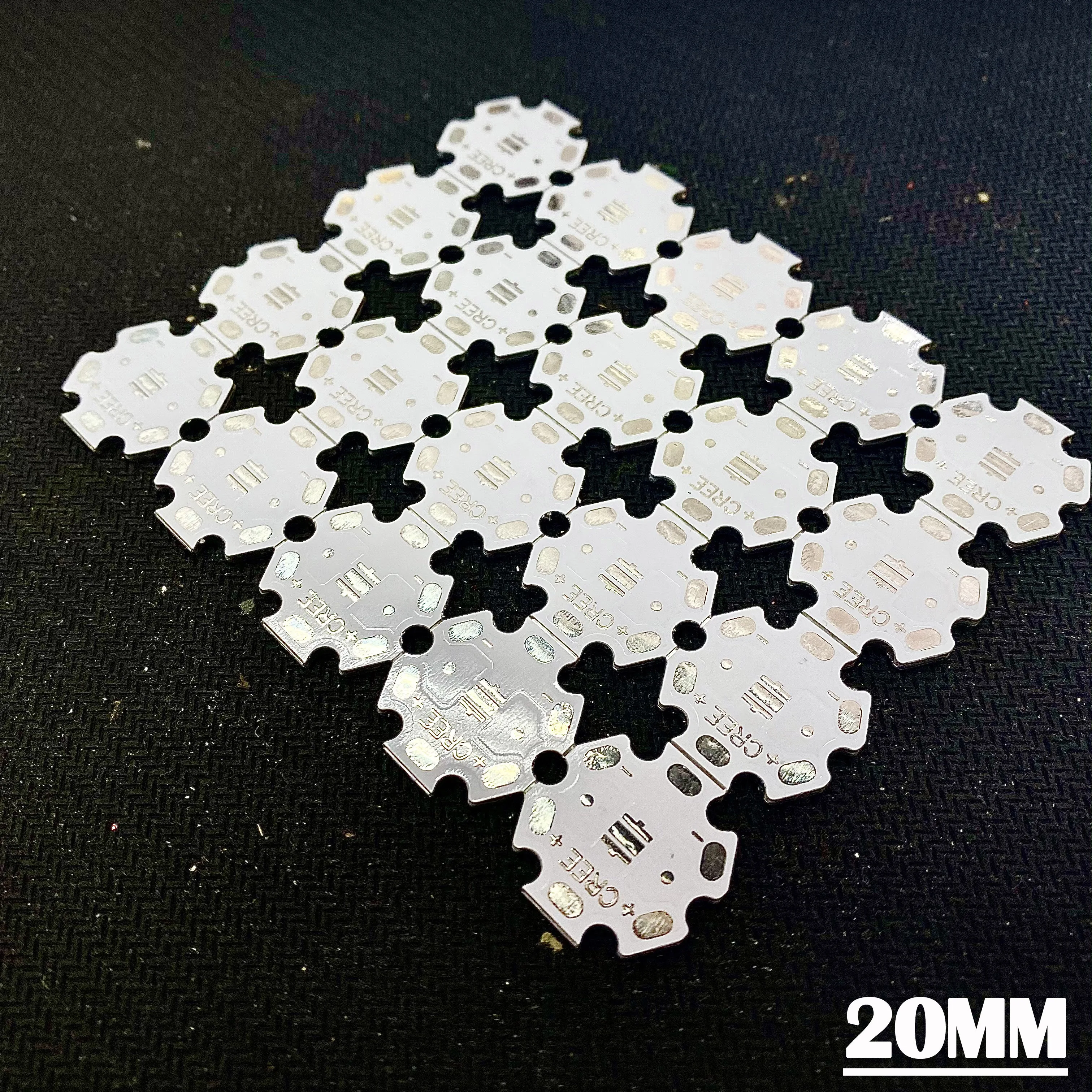 100 PCS/batch leds 20mm 16mm pcb printed circuit board combined with CREE XPE/XPG/XTE/3535 LED White PCB/Aluminium lights