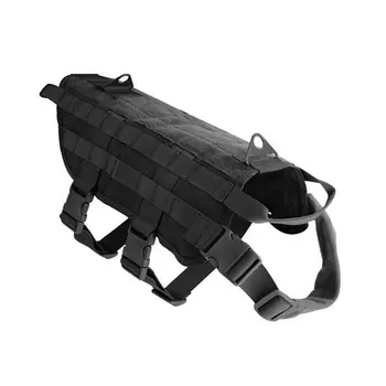 

Waterproof Adjustable Strap Comfortable Protective Dog Harness Vest Tactical Training Pet Clothing 600D Nylon Outdoor Sports