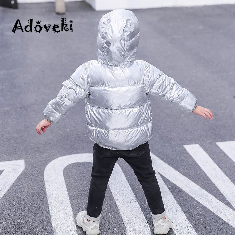 Новинка 2019 пуховик Adoveki из хлопка для девочек и мальчиков теплое зимнее пальто