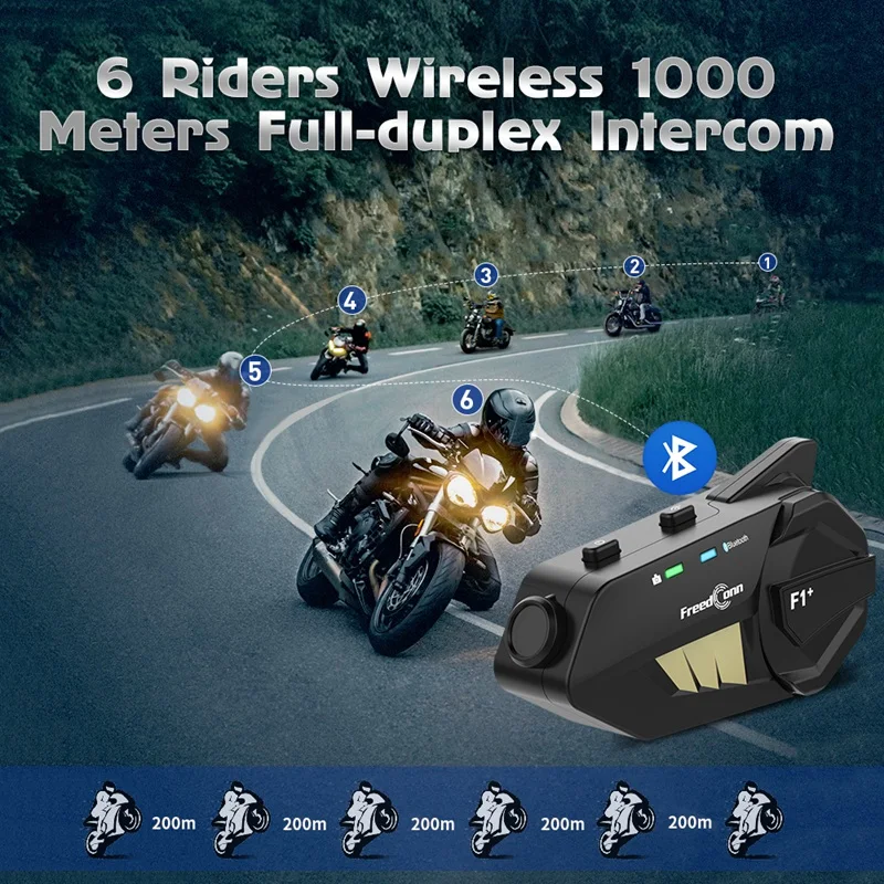 HOT FreedConn Wireless WiFi Bluetooth Recorder 1080P Motorcycle Helmet Bluetooth Headset Intercom 1080P Camera Video Record