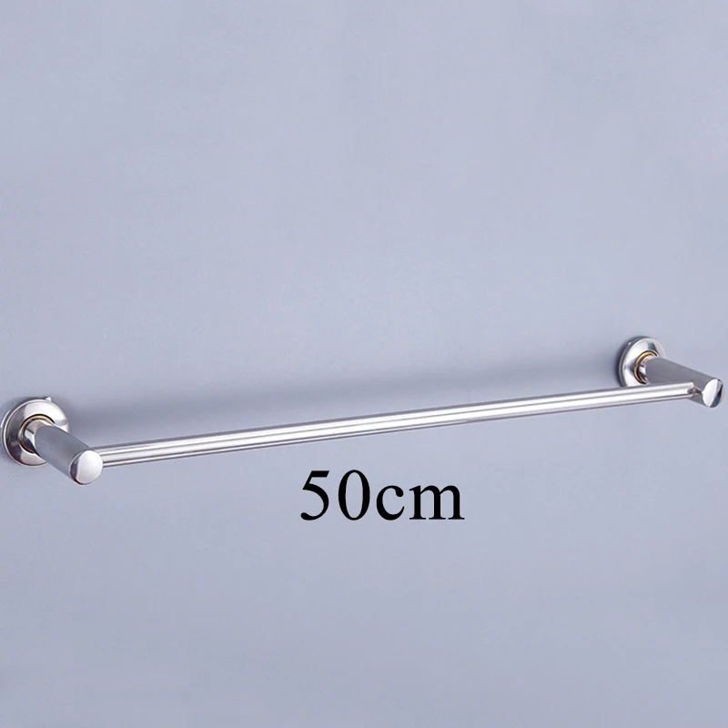 

Towel Racks Single Double Rods Bathroom Shower Hotel Firm Stainless Steel Strong Durable 40 Cm/50 Cm
