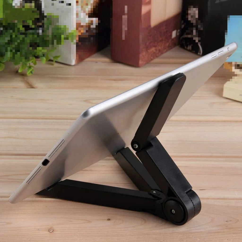 Foldable Tablet Stand Holder Adjustable Table Desk Support For  IPad