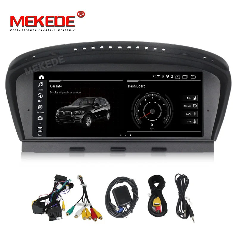 Discount MEKEDE ID7 2G RAM 32G ROM HD big screen Car gps navigator for BMW 5 Series E60 E61 E62 E63 E64 E90 E91 E92 CCC CIC system 5