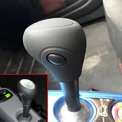 Silicone Gear Knob Cover Shift Glove - Protective Car Styling Sleeve (Black)