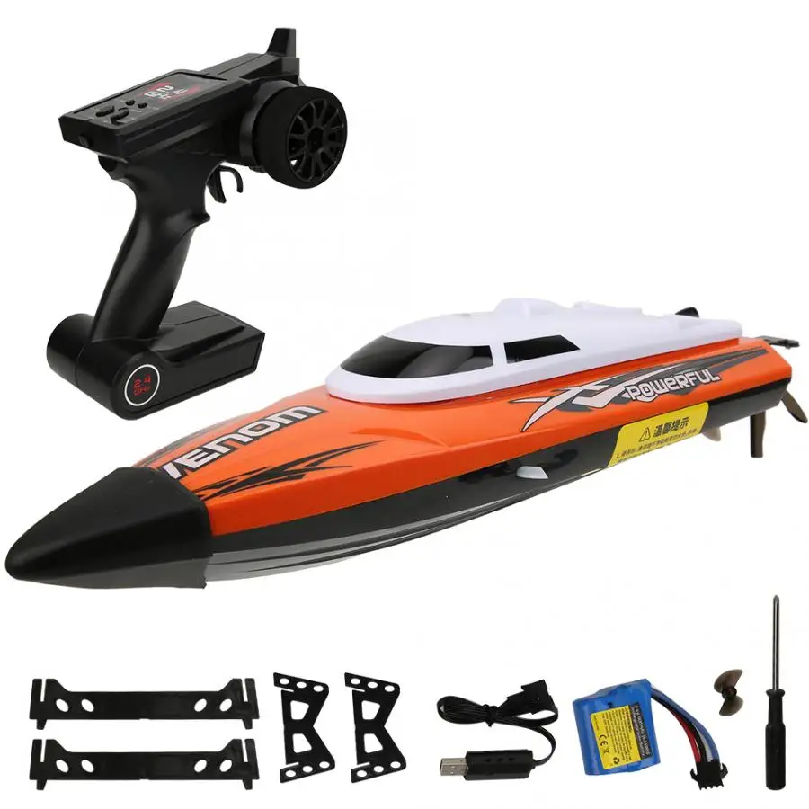 Радиоуправляемая скоростная лодка корабль игрушка для UDI 901 2,4G RC высокоскоростная гоночная скоростная лодка металлический ПК герметичная Водонепроницаемая модель игрушки для детей подарок