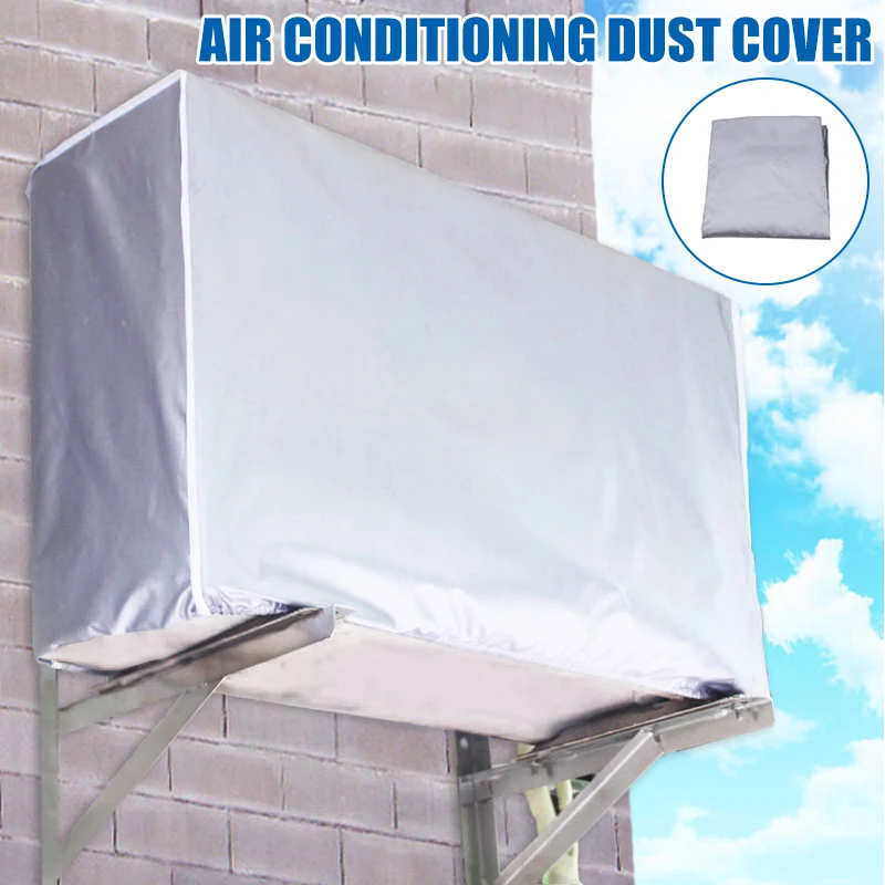 Air Conditioner Cover Anti-Dust Anti-Snow Waterproof Sunproof Protectors for Outdoor EF | Дом и сад