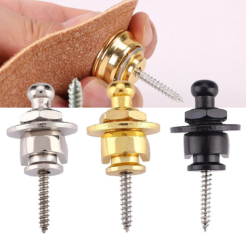 2 шт. замок для гитарного ремня гитары Straplock Кнопка легко фиксируется сплав