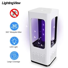 Низковольтный ультрафиолетовый свет USB Москитная лампа-убийца безопасная энергосберегающая эффективная фотокаталитическая антимоскитная лампа