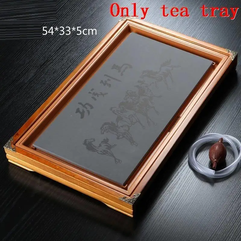MODEL L Сервировочный китайский Juego De Table Te Chino набор церемоний контейнер бамбуковый Gongfu китайский серв Кунг-ИНГ трайкунг-фу чайный поднос - Цвет: MODEL L