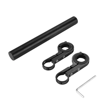 

Bicycle Handle Extension Aluminum Alloy Bracket Aluminum Alloy Clamp for Bicycle Speedometer Black Plus 1 Hex Wrench