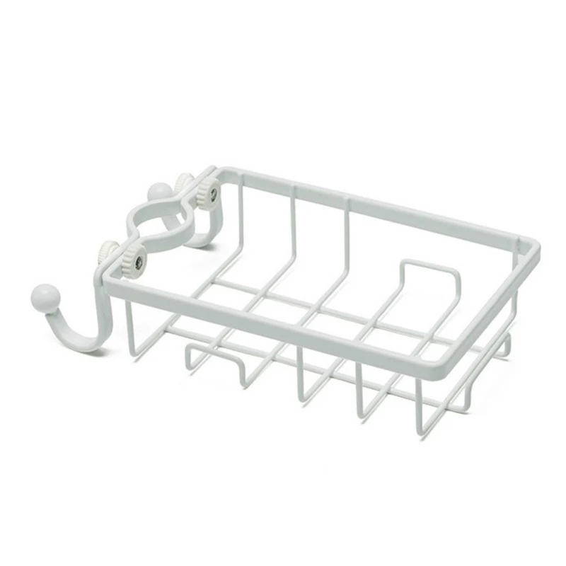 Toilet Soap Shelf Bathroom Organizer Kitchen Sponge Drain Holder Sponge Storage Rack Basket Wash Cloth Tools for Kitchen