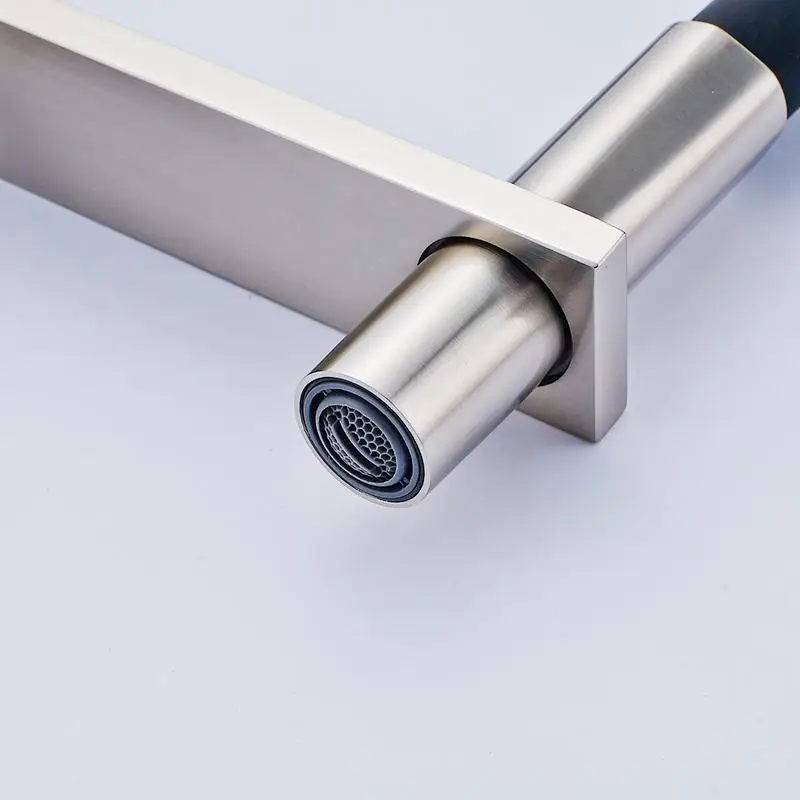 Кухонные краны смеситель с поворотом на 360 градусов из 100% твердой латуни одной