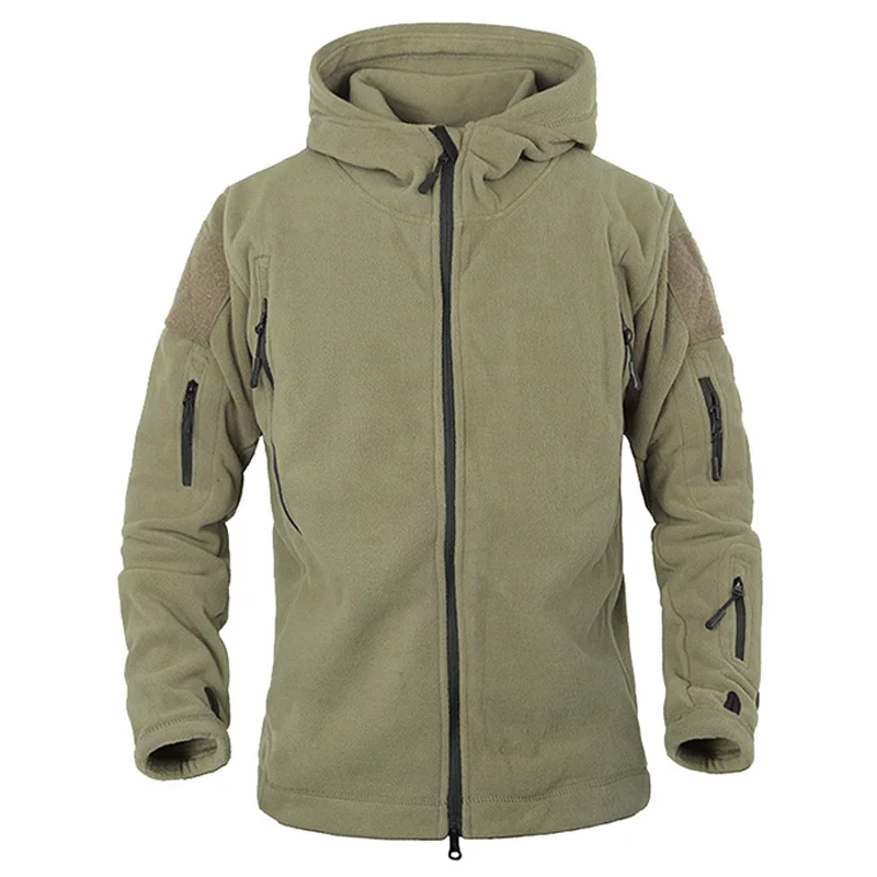 Зимняя тактическая куртка, военная форма, мягкая оболочка, флисовая мужская куртка с капюшоном, теплая одежда, повседневные толстовки