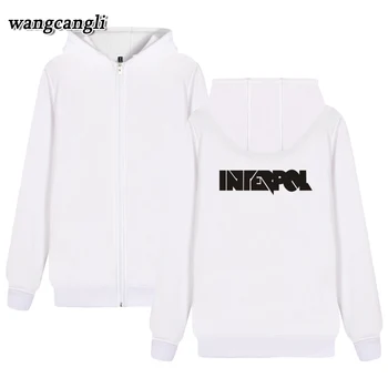 

Interpol Zipper Hoodies Sweatshirt Men/women Hip Pop Hoodie Fleece Jacket Coat Winter Moletom Masculino Cotton Casaco Plus Size