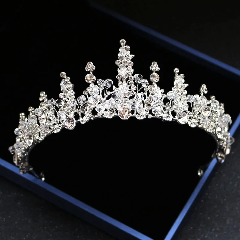 Дизайн de moda de ручка переключения передач со стразами Noiva 3 шт. Clipe Colar Brincos Tiaras Coroas Nupciais Do Casamento Conjunto de Joias Acessorios
