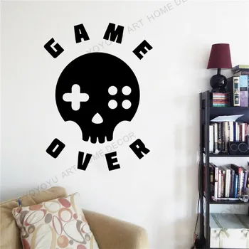 

game design wall mural Gamer wall sticker Game wall decal Controller game wall paper Customized For Bedroom Wall Art Decal wx245