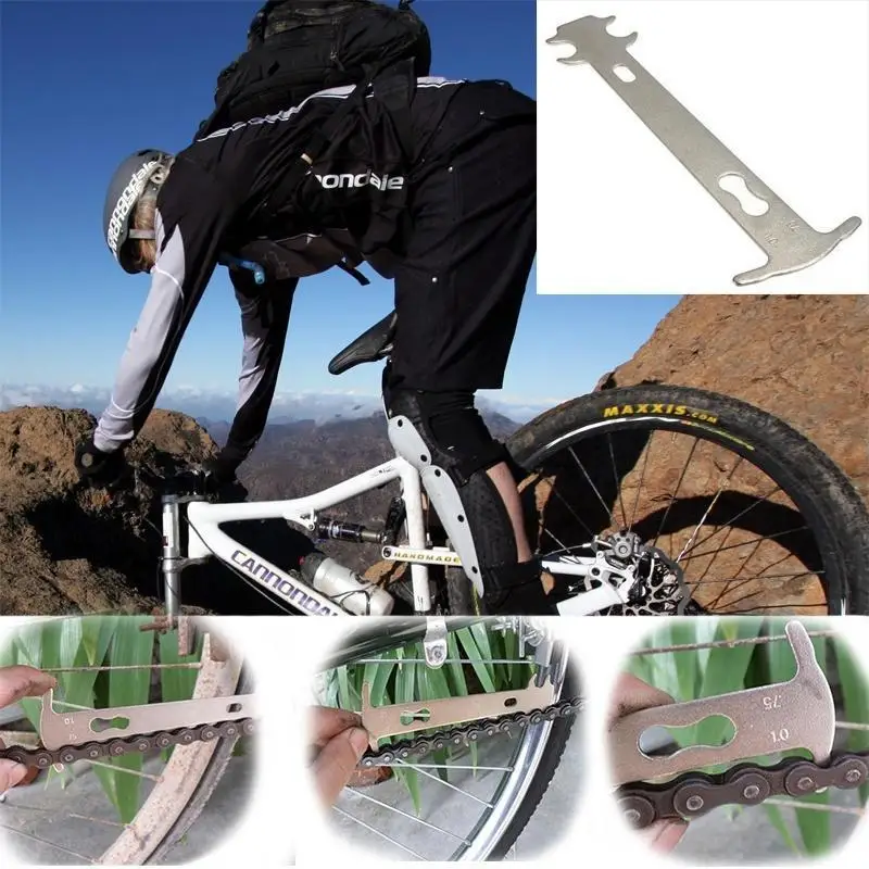 1Pc Bicycle Chain Checker Bike Chain Wear Indicator Mountain Road MTB