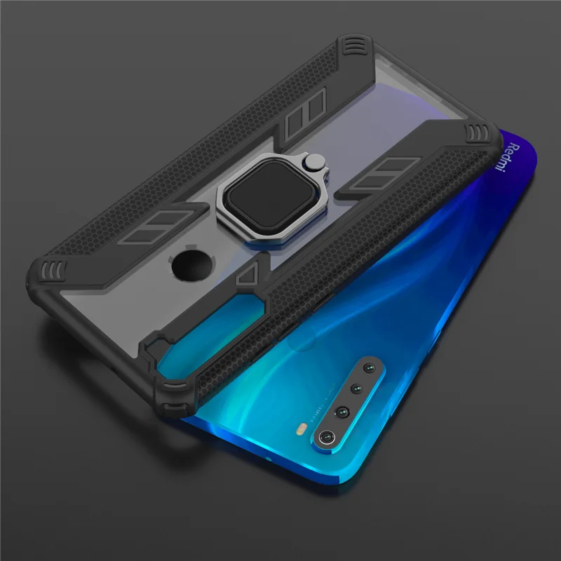 10 шт./лот ударопрочный Прозрачный чехол для телефона Xiaomi 8 Lite 9T для Redmi K20 Note 7 8 Pro автомобильный держатель кольцо