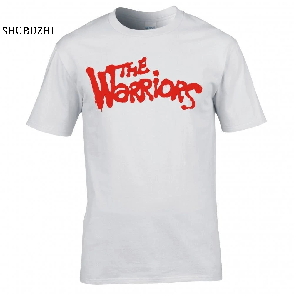 Casual Brand tshirt High Quality Male The T-Shirt Warriors Pelicula Logo Shirts Fashion brand top tees free shipping - Цвет: white