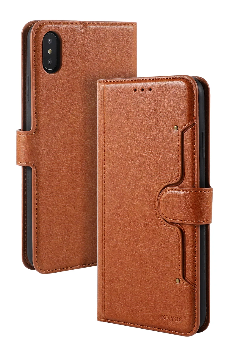 Роскошный кожаный бумажник с откидной крышкой и отделением для карт, Магнитный чехол-подставка для iPhone 6S 7 8 Plus Xs XR Max 11 Pro Max