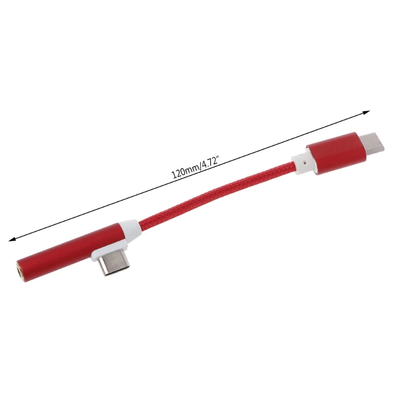 2 In 1 Type C To 3 5mm for Jack Headphone Audio USB C Charging Port 3