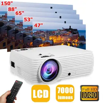 

HD 1080p Projector LCD Multimedia Home Cinema Smart Home Theater LED Portable Cinema Proyector Beamer Media Player