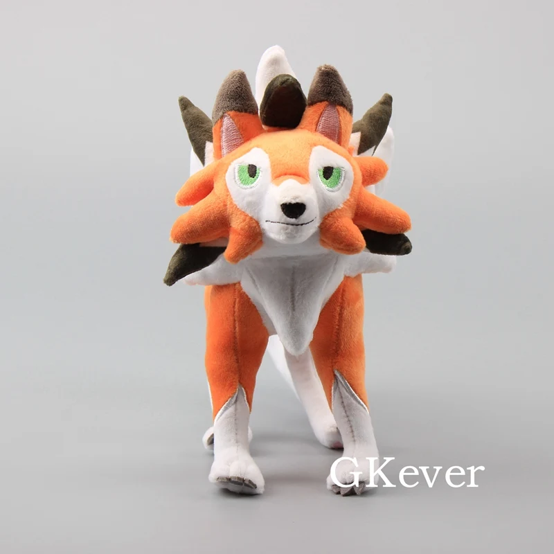 30x24 см аниме Lycanroc Сумерки форма плюшевые игрушки кукла Peluche Новые поступления волк мягкие животные игрушки подушка для детей подарок на день рождения