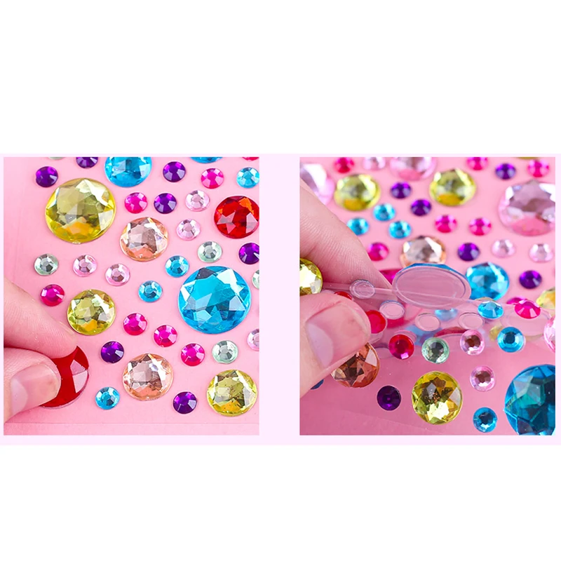 Buy Wholesale China 3d Star Crystal Gem Self Adhesive Rhinestone Sticker  Decorative Sticker & 3d Sticker at USD 0.3