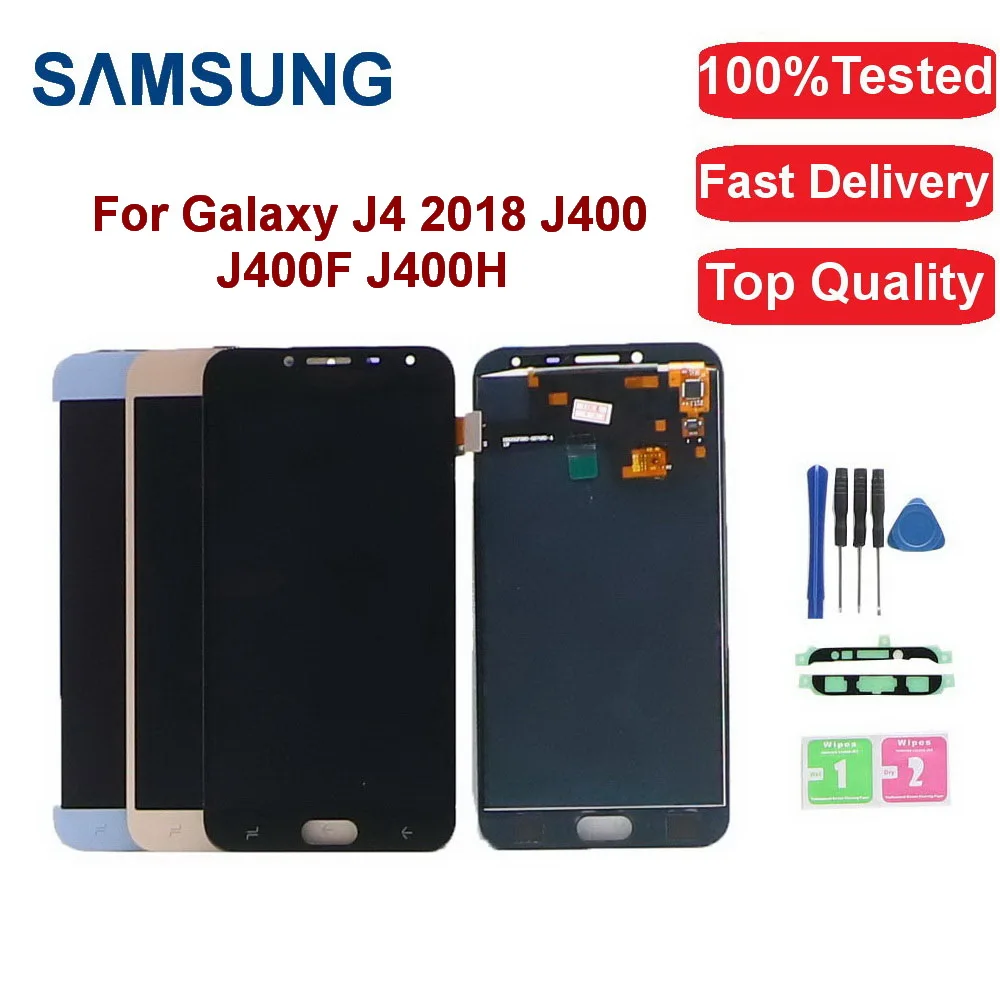 ЖК-дисплей для Samsung Galaxy J4 J400 J400F J400G/DS с сенсорным экраном и дигитайзером в сборе