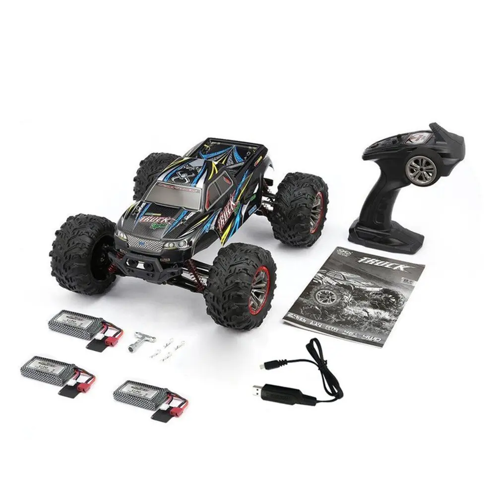 EU 2Battery XLH 9125 4WD 1/10 высокоскоростной пульт дистанционного управления автомобиль грузовик Внедорожник Багги RC гоночный автомобиль электронная игрушка - Цвет: EU 2Battery