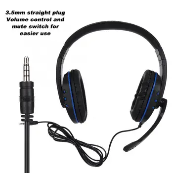 

Universal Double-Sided Headset with Microphone Gaming Headphone for PS4/for Slim/Pro/for ONES X/for Switch