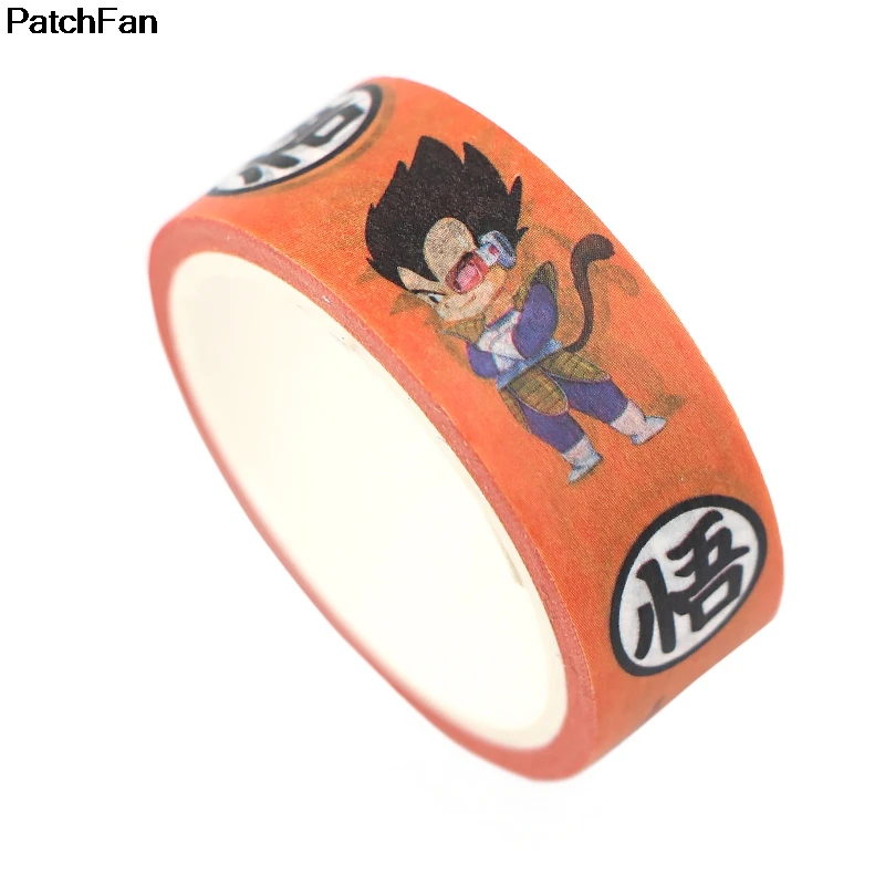Patchfan DRAGON BALL Винтаж аниме Книга Забавные DIY Скрапбукинг дети клей васи маскирующая Лента Печатный узор наклейки A2668