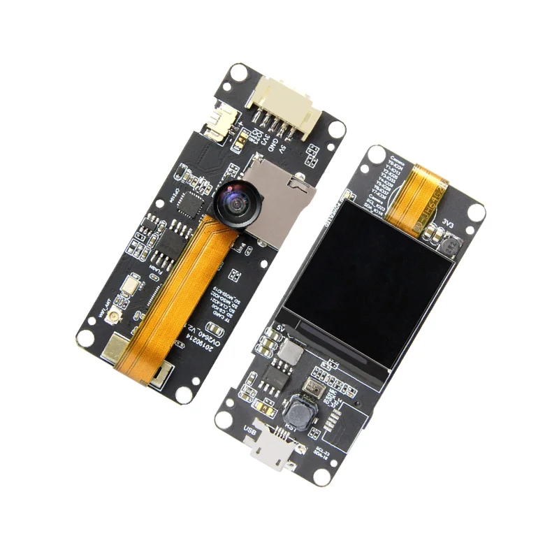 AiSpark-cámara trasera TTGO t-camera Plus ESP32-DOWDQ6, 8MB, módulo de cámara SPRAM, OV2640, pantalla de 1,3 pulgadas
