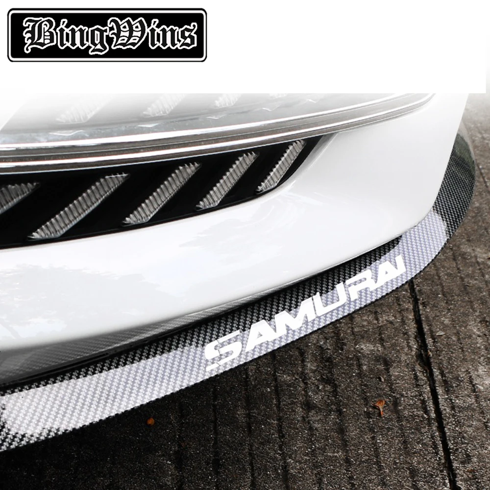 

BeingWins Car Front Lip Bumper Skirts Anti Scratch Car Sticker Body Kit Spoiler Bumpers Rubber Auto Protector Strip Decoration