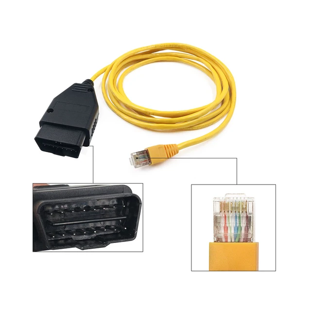 ESYS ENET Cable for BMW F-serie Refresh Hidden Data E-SYS ICOM 3.25.3 and  V50.3 Data E-SYS ENET OBD Car Diagnostic Net Cable - AliExpress